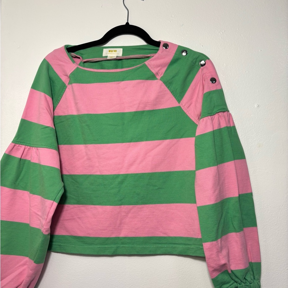 Anthropologie Maeve French Terry Sweatshirt - Picture 4 of 7